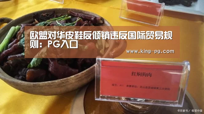 欧盟对华皮鞋反倾销违反国际贸易规则:PG入口(图3) PG亚洲体育